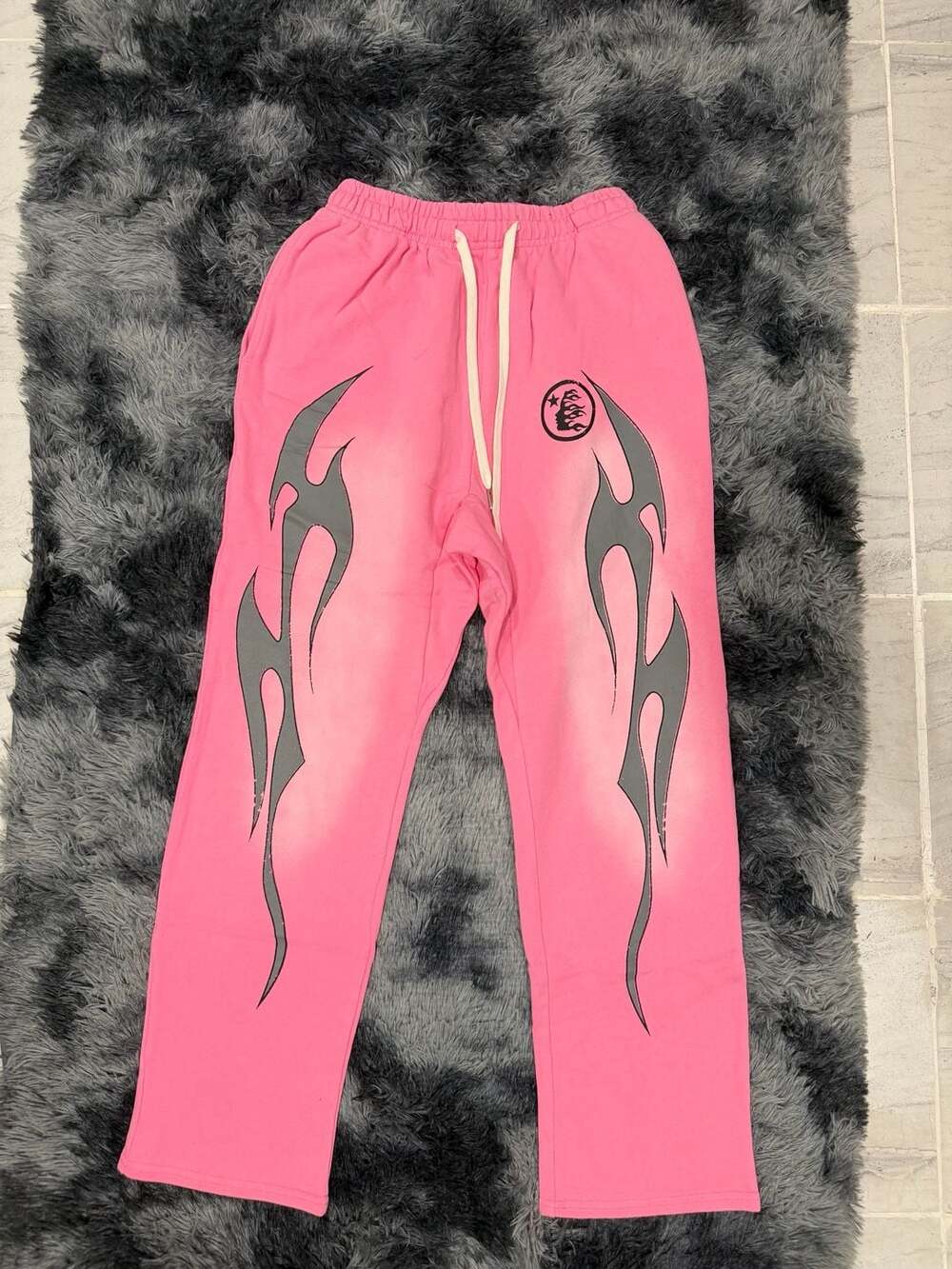 Hellstar Pink Flame Tribal Sweatpants